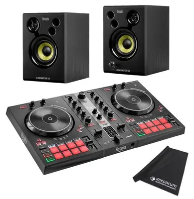 Image de Hercules Inpulse 300 MK2 Contrôleur DJ avec DJMonitor 32 enceintes