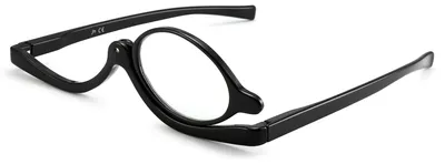 Produktbild von JM Schminkbrille mit Klappbaren Glaesern, Lesebrille zum Schminken für Damen Schwarz+2.5