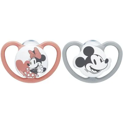 Produktbild von Nuk - Space - Disney - Silicone Pacifiers (2 pcs) 18-36m - Minnie