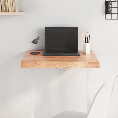 Obrázek produktu pro Maison Exclusive – deska stolu světle hnědá 60 × 60 × (2–6) cm, masivní dub, ošetřený