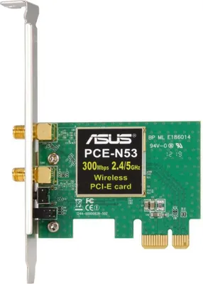 Zdjęcie produktu dla Wbudowana karta sieci bezprzewodowej PCIe z anteną Wi-Fi do komputerów stacjonarnych 2,4/5 GHz