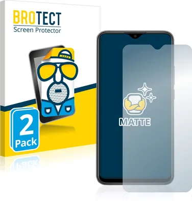 Produktbild von 2x BROTECT Schutzfolie für Xiaomi Redmi 9 Displayschutz Displayschutzfolie Folie Matt Entspiegelungsfolie