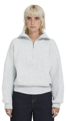 Imagen del producto de Suéter Volcom Voltrane, color gris claro, talla M