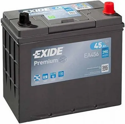 Produktbild von Exide EA456, Plombierte Bleisäure (VRLA), 45 Ah, 12 V, 390 A, Auto, Wartungsfrei