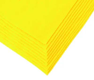 Produktbild von Bastelfilz Bögen 10er-Pack flex Filz A4, Stärke 1,5-2mm, Filzplatte, 50 Farben