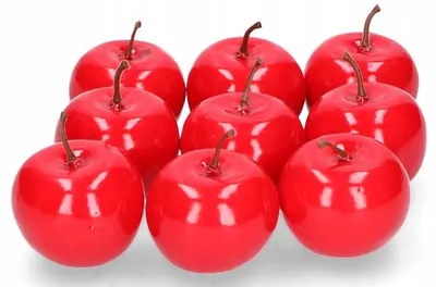 Produktbild von Emized Künstliche Äpfel Rot Deko-Früchte 9 Stück