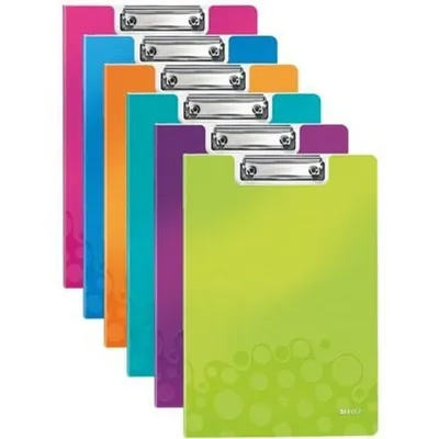 Productafbeelding van Klemmmappe Wow, A4, zwart, verpakking met 10 stuks