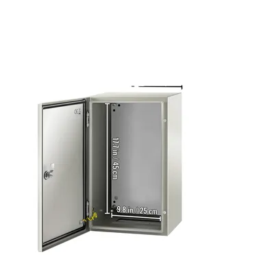 Immagine prodotto di Armadio elettrico, struttura in acciaio, impermeabile secondo IP66, 50 x 30 x 25 cm