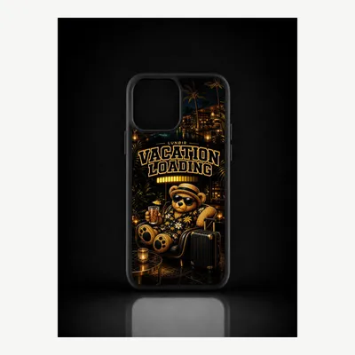 Productafbeelding van iPhone 12 Pro Max hoesje, telefoonhoesje, beschermhoesje, case met vakantiemotief – LUNØIR ©