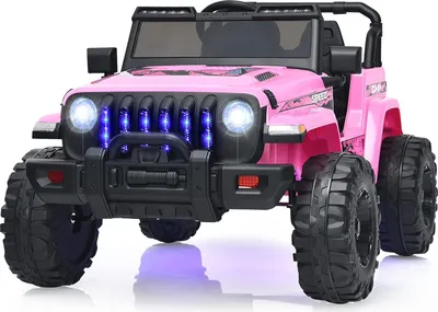 Produktbild von COSTWAY 12V Kinder Elektroauto mit 2,4G-Fernbedienung, 2,6-6 km/h, für Kinder ab 3 Jahre (Rosa)
