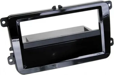 Produktbild von 2-DIN Radioblende mit Fach Seat/für Skoda/VW Klavierlack