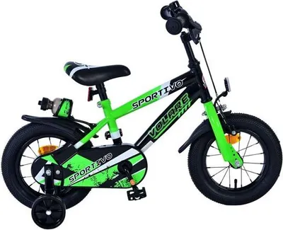 Zdjęcie produktu dla Rower dziecięcy Volare Sportivo - chłopięcy - 12 cali - zielono czarny