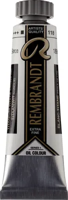 Produktbild von Rembrandt Ölfarbe Tube 15 ml Titanweiß (Leinöl) 118