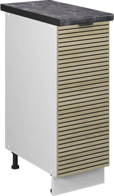Produktbild von Apothekerschrank Vicco Fame-Line Eiche Paneel 30 cm , AP Anthrazit, Model 51338