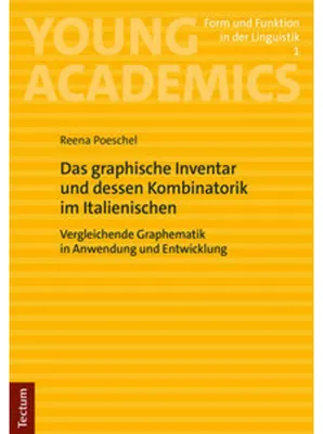 Obrázek produktu pro Das graphische Inventar und dessen Kombinatorik im Italienischen