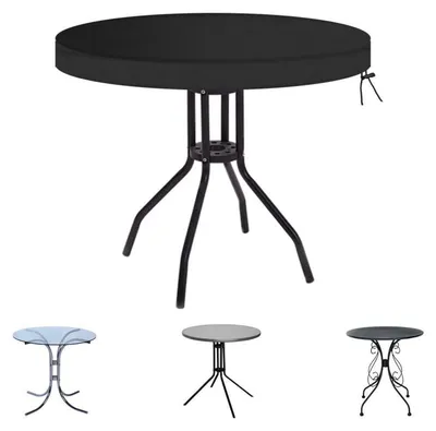 Image de Couverture de table imperméable, tissu Oxford 420D, protection UV, cordon de serrage, dimensions 106 x 10 cm