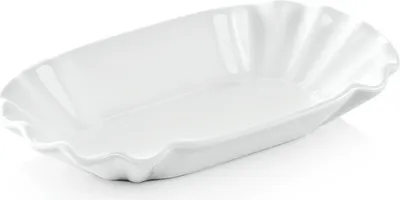 Produktbild von 6x Pommesschale 20 x 11 x 3 cm weiß, Porzellan