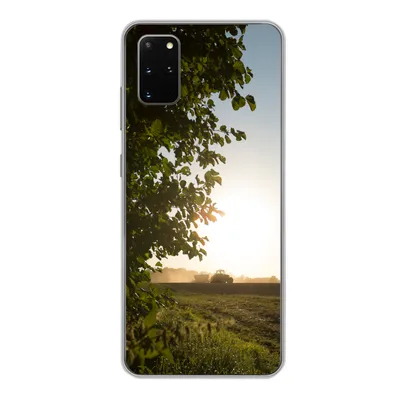 Produktbild von MuchoWow® Handyhülle Schutzhülle Hülle für Samsung Galaxy S20 Plus Traktor - Bauernhof - Sonne Silikon Softcase Handy Hülle - Hartschale