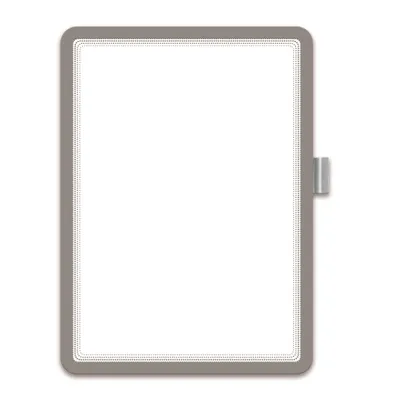 Produktbild von Selbstklebetaschen Tarifold Magneto - A4 / silber / mit Stiftschlaufe