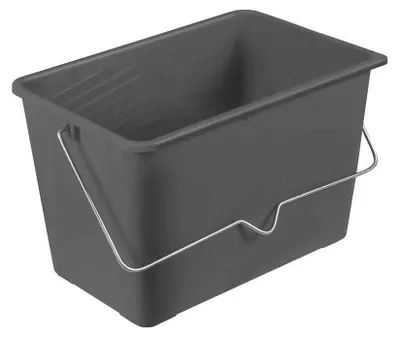 Plastikeimer 12 l, Polypropylen, 37 x 25,5 x 20 cm
