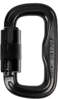 Produktbild von Edelrid Foras Triple Lock - leichter Alu-Karabiner für Bandmaterial bis 25 mm, Farbe:017 night