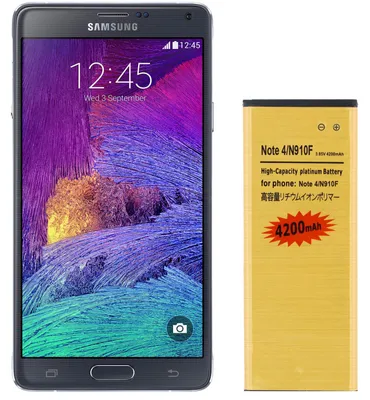 Image de batterie de rechange 4200 mAh adaptée au Samsung Galaxy Note 4