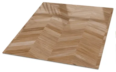 Produktbild von Bedruckte Glas Tischplatte 120x60 cm – Glas Tischplatte Küche – Tischplatte aus Sicherheitsglas – Glasplatte für Küchentisch – Moderne Tischplatte Glas – Dekorative Glastischplatte – Pflegeleichte Tischplatte Küche – Holz-Fischgrätmuster, KI-generiertes Bild