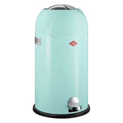 Produktbild von Wesco Mülleimer Kickmaster, Abfallsammler, Tretabfallsammler, Stahlblech, Mint, 33 L, 184631-51