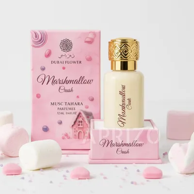 Produktbild von Dubai Flower Tahara Musk Marshmallow Crush 12 ml alkoholfreies Parfümextrakt für Damen