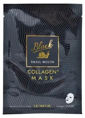 Image de GLAMFOX - Masque au collagène et à la mucine d'escargot noir - 23 ml