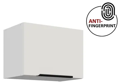Produktbild von Küchen Hängeschrank 50 cm ARIA Weiss ultra matt + Weiss matt, hochwertige Fronten mit Anti Fingerprint Beschichtung Küchenzeile Küchenblock