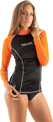 Produktbild von Seacsub T-sun Damen Rashguard Kurzarm Schwarz XS Damen Schwarz XS