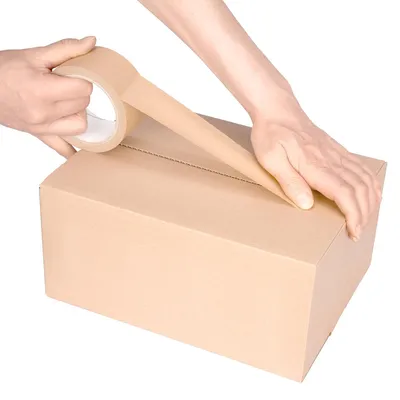 Produktbild von verpacking 200 Faltkartons 580 x 380 x 190 mm Braun (Außenmaß 585 x 385 x 200 mm) KK 112 1-wellig Versandkarton für mittelgroße Waren DHL Paket DPD GLS Hermes Kartons
