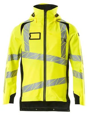 Produktbild von MASCOT 19001-449-1709-4XL, Jacke, Mann, Schwarz, Gelb, 4XL, 132 cm, Polyester