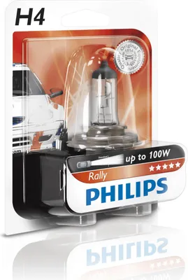 Obrázek produktu pro Philips Rally H4 12V 100/90W Blisterverpackung