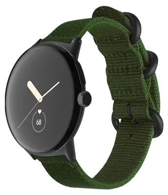Produktbild von Smartwatch Armband Nylon Stahl-Schnalle Google Pixel Watch 4 / 3 / 2 / 1 41mm