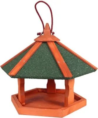 Produktbild von Natürlich Hölzernes Vogelhaus - Geeignet für Garten - 1 Stück - 44x44x36 cm