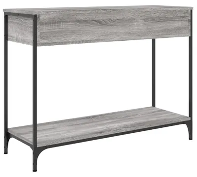 Produktbild von vidaXL Konsolentisch Grau Sonoma 100x34,5x75 cm Holzwerkstoff