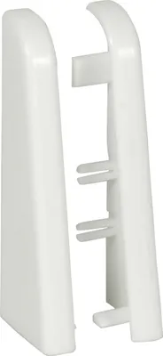 Produktbild von Neuhofer Endstück 10 x 20 x 60 mm weiß