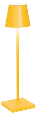 Produktbild von Zafferano - Poldina Pro Micro Ocker, wiederaufladbare und dimmbare LED-Tischlampe - 1,8 W, 2200-2700-3000 K