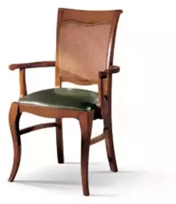 Produktbild von Esszimmerstuhl Luxus Holz Lehnstuhl Holzstuhl Klassische Stuhl Designer