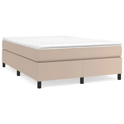Produktbild von "im Sonderangebot"Boxspringbett Modernes/Doppelbett - Polsterbett Erwachsene/r /Kind -gestell Cappuccino-Braun 140x200cm Kunstleder - Klassische Betten DEMöbel366165