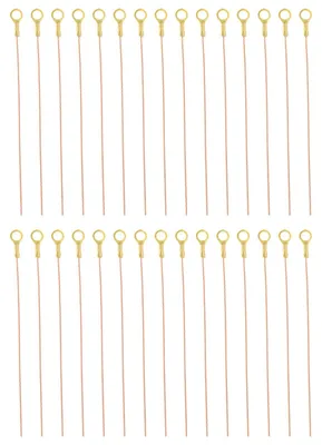 Kupfer-Erdungskabel 30 Stück, blank, geflochten, 18 AWG, 30 cm