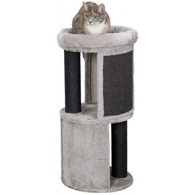 Image de Giorgia | Trixie griffoir sur pied pour chat | 38 x 82 cm | gris