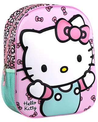 Produktbild von Rucksack Hello Kitty 3D - Mädchen Kindergartenrucksack 31x25x10 cm