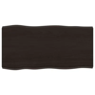 Produktbild von vidaXL Tischplatte 80x40x(2-4) cm Massivholz Behandelt Baumkante