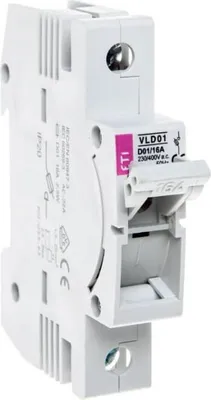 Zdjęcie produktu dla Wyłącznik bezpiecznikowy 1P 16A D01 VLD01 002261003