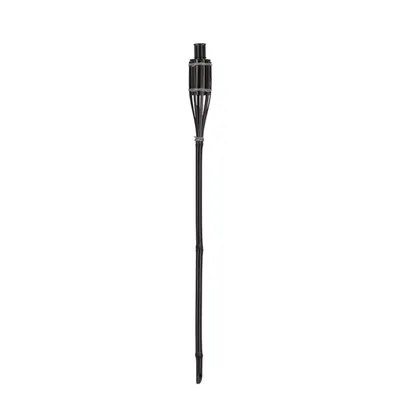 Image de Torche de jardin en bambou noire