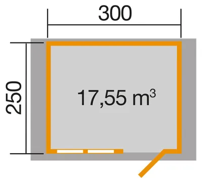 Produktbild von weka Gartenhaus 139 Gr. 1