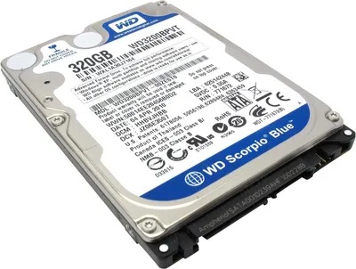 Obrázok produktu pre Pevný disk 320 GB WD SATA 2,5" Western Digital Blue WD3200BPVT pre notebooky